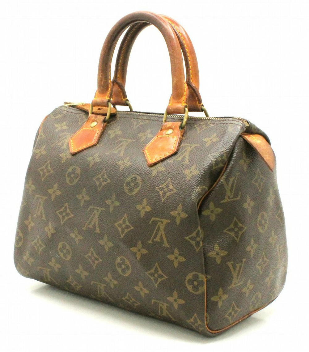 Louis Vuitton Boston Monogram Handbag Bag Speedy Brown